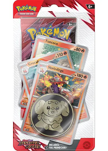 Pokemon TCG: Destined Rivals - Premium Checklane Blister Togekiss/Skeledirge