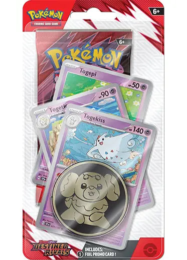 Pokemon TCG: Destined Rivals - Premium Checklane Blister Togekiss/Skeledirge