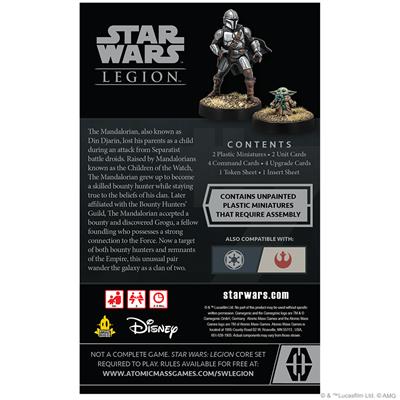 STAR WARS: LEGION – DIN DJARIN & GROGU OPERATIVE EXPANSIONS