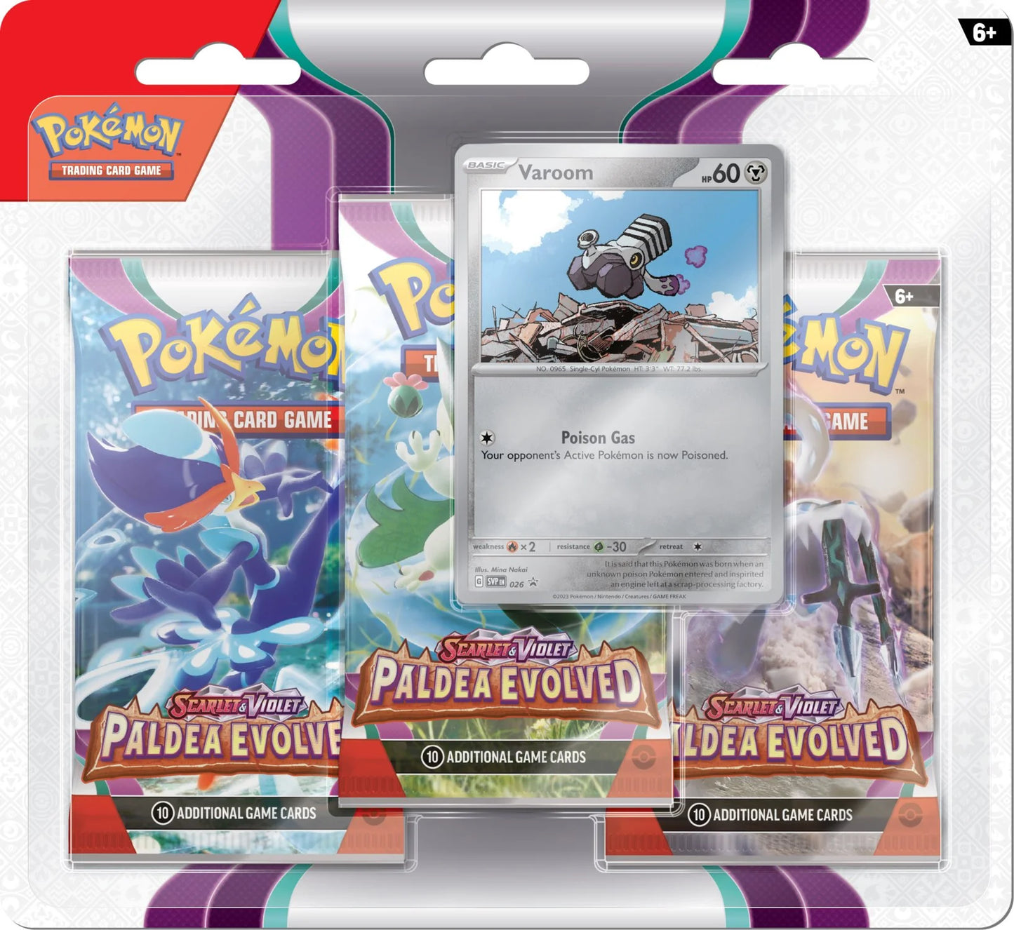 PALDEA EVOLVED - TRIPLE BLISTER