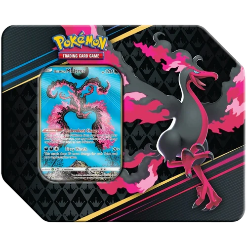 Pokemon TCG: Crown Zenith Tin - Galarian Moltres... release date 17/03/23