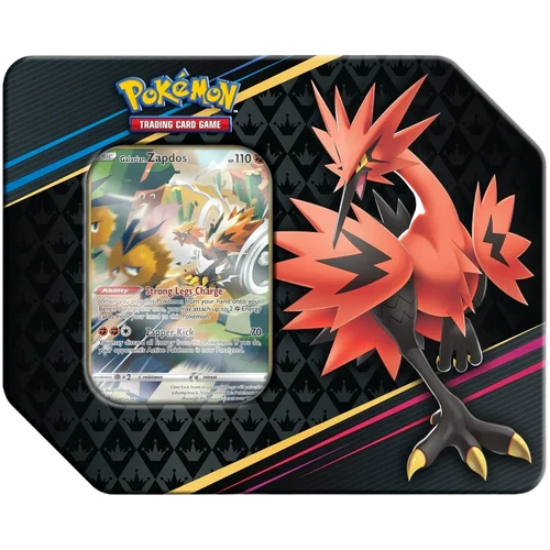 Pokemon TCG: Crown Zenith Tin - Galarian Zapdos... release date 17/03/23