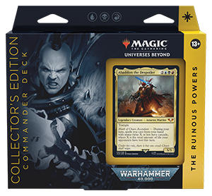 Magic: The Gathering - Universes Beyond: Warhammer 40,000 - Commander Deck - The Ruinous Powers - Collectors Edition