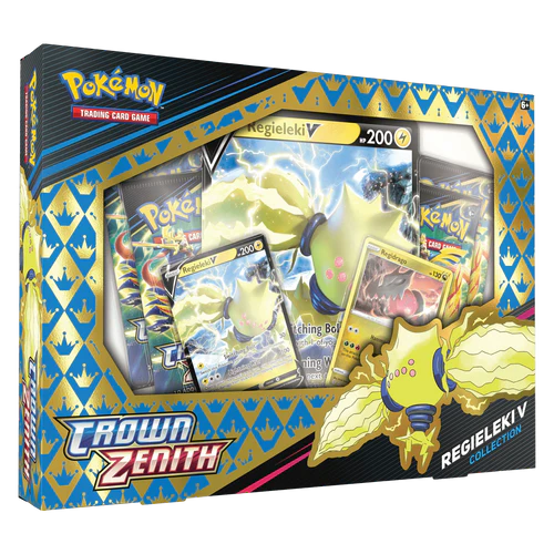Pokemon TCG: Crown Zenith Regieleki V Collection Box... release date 20/01/23