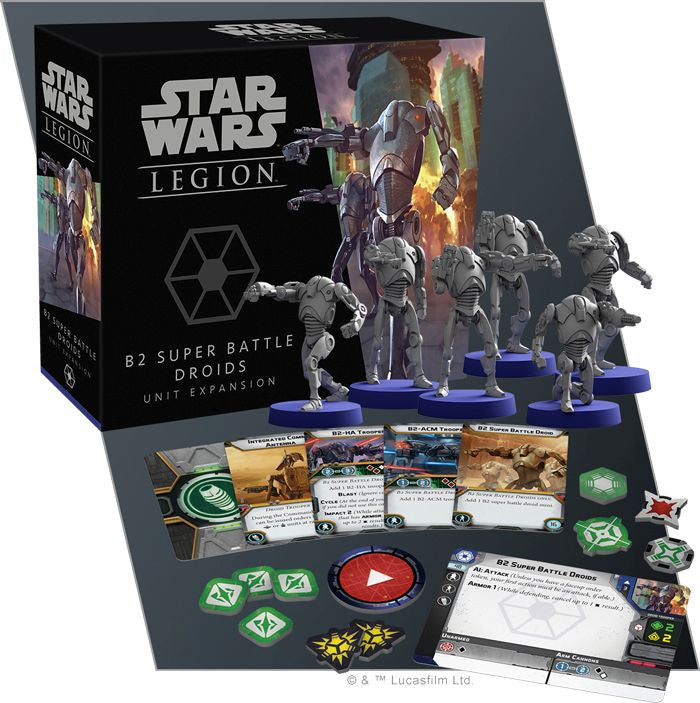 STAR WARS: LEGION – B2 SUPER BATTLE DROIDS UNIT EXPANSION