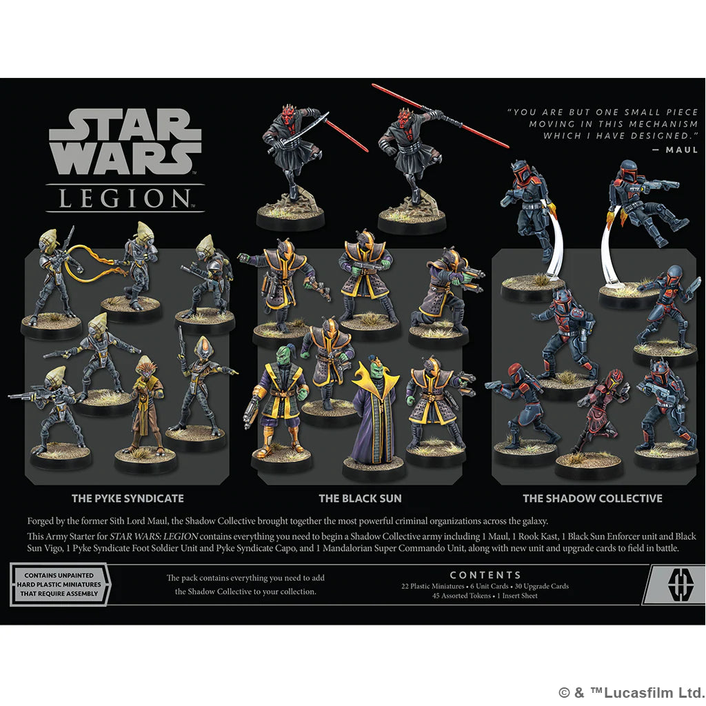 Star Wars Legion: Shadow Collective Mercenary Starter Dispatch from 17th June