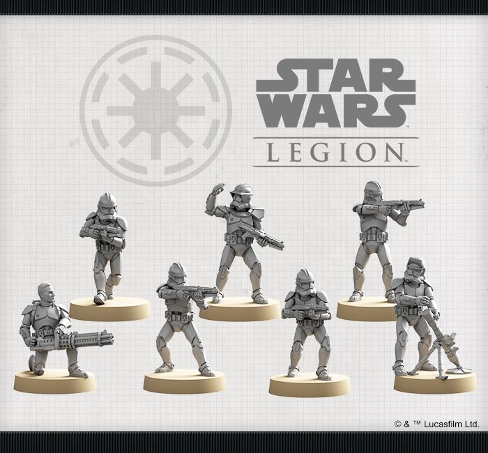 STAR WARS: LEGION – PHASE II CLONE TROOPERS UNIT EXPANSION